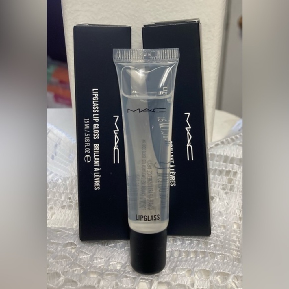 NWT Set of 2 MAC Lipglass Clear Lip Gloss - Full Size